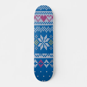 Simple Motifs Pattern 3 Skateboard