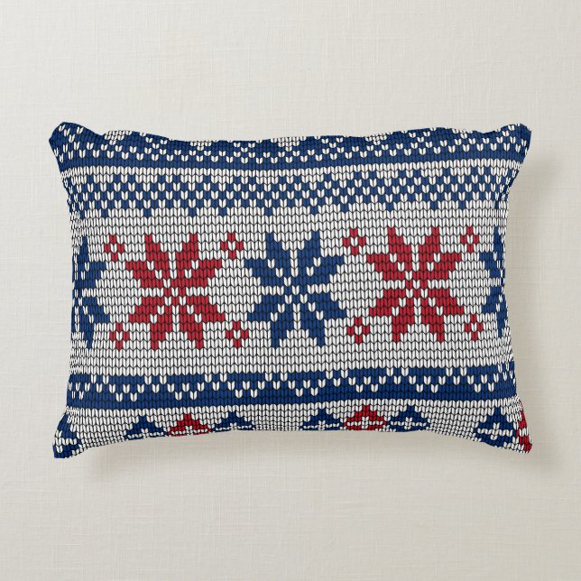 Simple Motifs Pattern 4 Accent Pillow (Front)