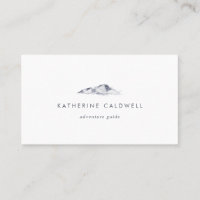 Simple Mountain Business Card