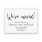 Simple moving announcement postcard