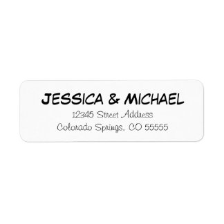 Simple Names - Return Address Labels