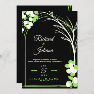 simple nature  invitation