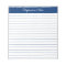 Simple Navy Blue Lined Personalized 