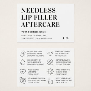 Simple Needles Lips Filler Aesthetician Aftercare