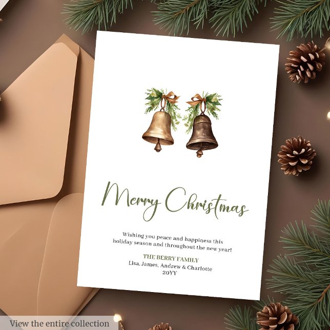 Simple Neutral Editable Holiday Christmas Greeting Card (Simple Neutral Editable Holiday Christmas Greeting Card

)