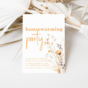 Simple Neutral Thanksgiving Dinner Party Invitatio Invitation