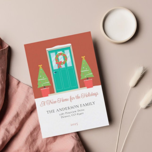 Simple New Home for the Holidays Moving Postcard (Creator Uploaded)