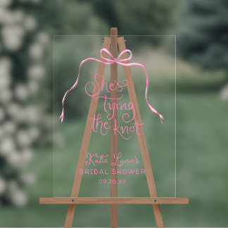 Simple Nœud Rose pour Mariage Célébration de Fianç