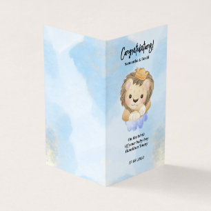 simple nouvelle carte de félicitations pour bébé