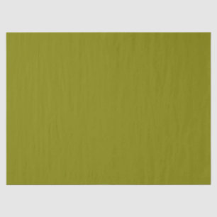 Simple Olive Green Solid Colour Tissue Paper