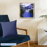 Simple One Colour Medium Blue  Throw Pillow<br><div class="desc">Simple Solid Medium Blue PILLOW (#2E396E) This pillow is suitable for Hanukah holiday decoration and you can easily pair it with other pillows in the same colour scheme as the main blue multiple candles pillow. Check the Collection covers to see all the pillows together.</div>