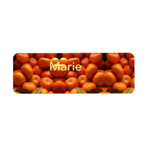 Simple orange fruit add name minimal custom  th th