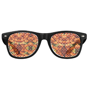 Simple orange fruit add name minimal custom  th th retro sunglasses