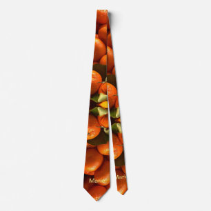 Simple orange fruit add name minimal custom  th th tie