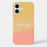 Simple Organic Shapes Sherbet Pastel Personalized