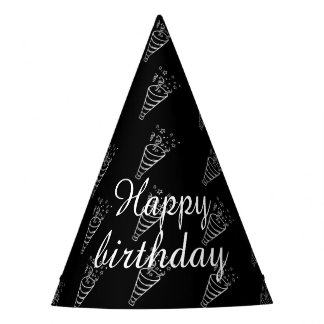 Simple Outline Party Hat