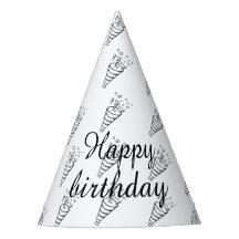 Simple Outline Party Hat