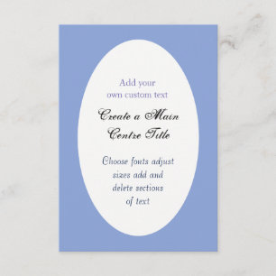 Simple Oval Easter or Wedding Custom Invite