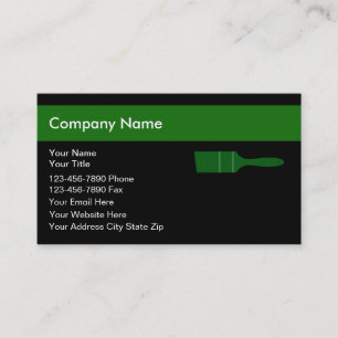 Simple Painter Business Cards