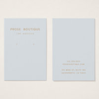 Simple Parisian Earring Display Card