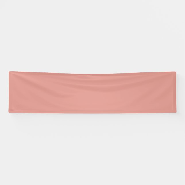 Simple pastel flamingo pink colour banner (Horizontal)