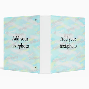 Simple pastel glitter colourful add your text phot binder