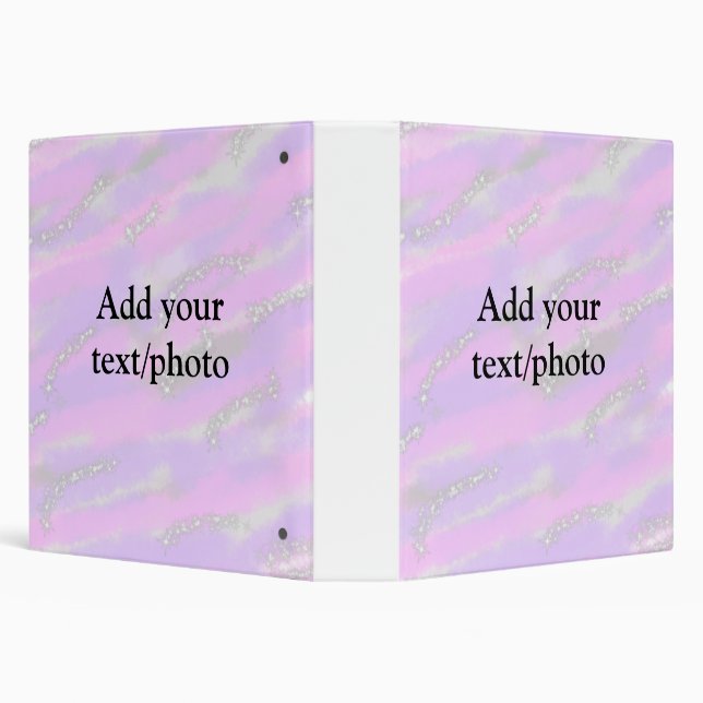 Simple pastel glitter colourful add your text phot binder (Background)