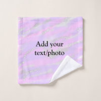 Simple pastel glitter colourful add your text phot