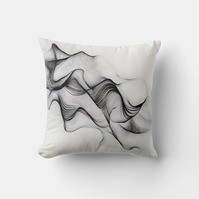 Simple Path Throw Pillow (Front)
