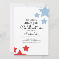 Simple Patriotic 4th of July Stars Stripes Event