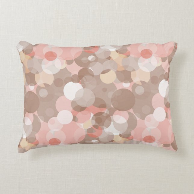 Simple Pattern - Circles Accent Pillow (Front)