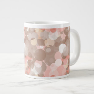 Simple Pattern - Circles Large Coffee Mug