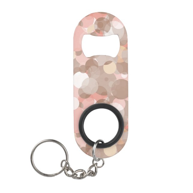 Simple Pattern - Circles Mini Bottle Opener (Front)
