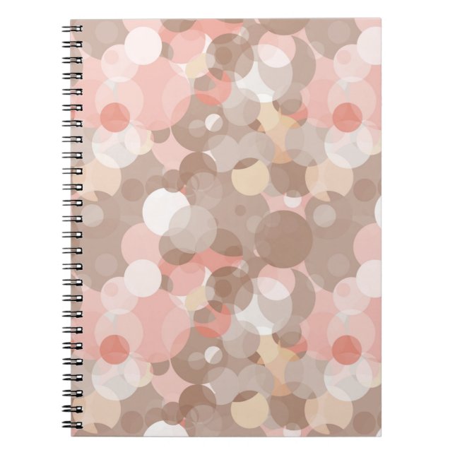 Simple Pattern - Circles Notebook (Front)