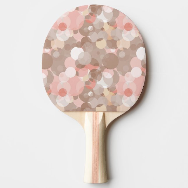 Simple Pattern - Circles Ping Pong Paddle (Front)