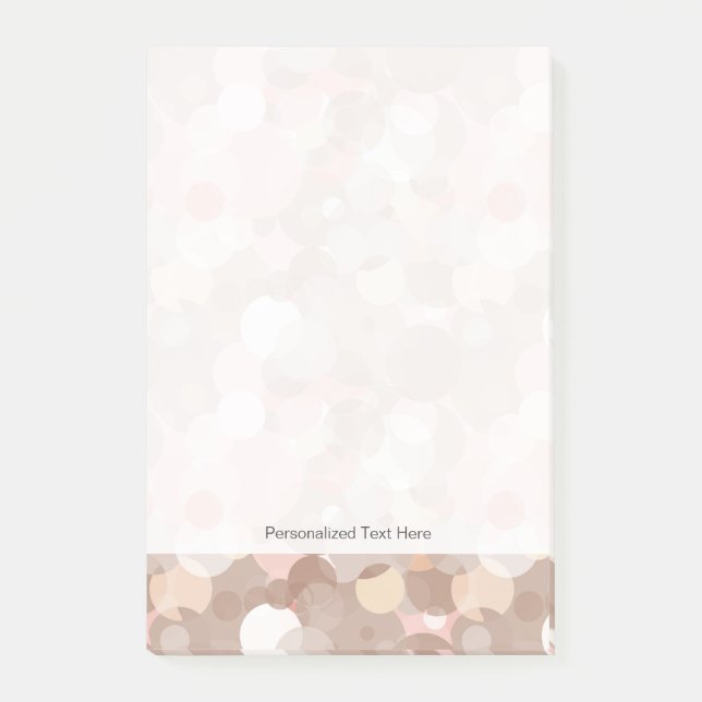 Simple Pattern - Circles Post-it Notes (Front)