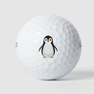 Simple Penguin Golf Balls