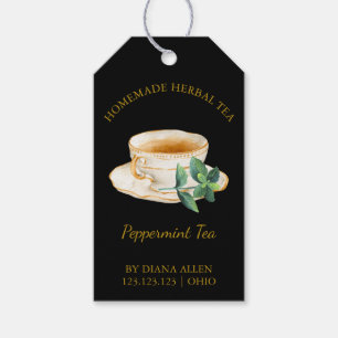 Simple Peppermint Tea Hang Tag
