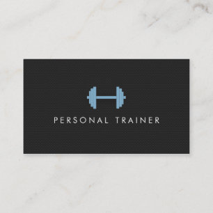 Simple Personal Trainer Fitness Business cards