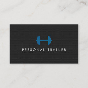 Simple Personal Trainer Fitness Business cards