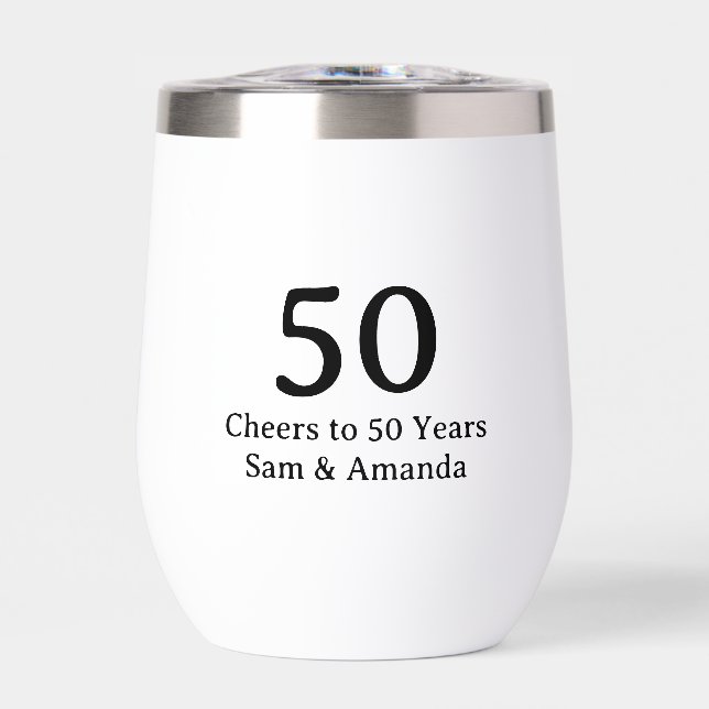 Simple Personalized 50th Anniversary (Front)