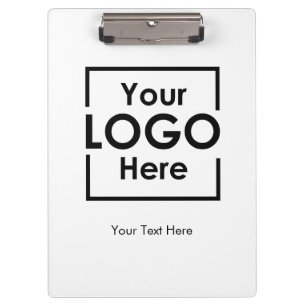 Simple Personalized Business Logo Text Corporate  Clipboard