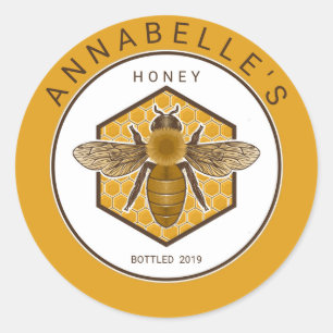 Simple Personalized Honey Label