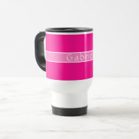 Simple Personalized Hot Pink