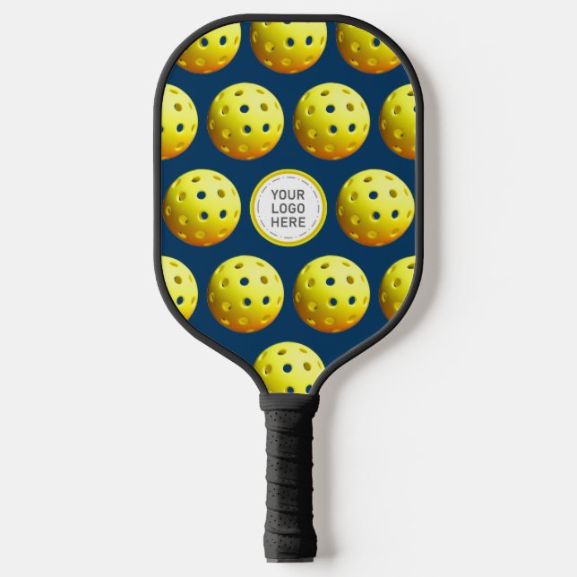 Simple Personalized Logo Pattern Custom Colour Pickleball Paddle (Front)