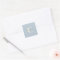 Simple Personalized Monogram and Name in Blue 