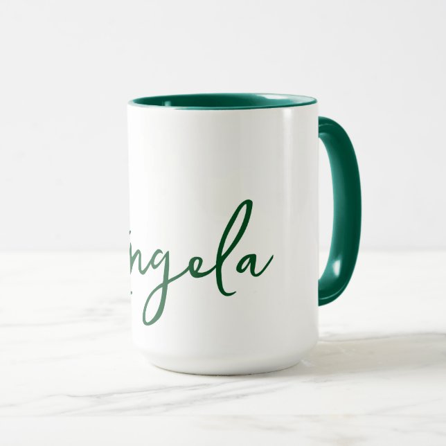 Simple Personalized  Mug (Front Right)