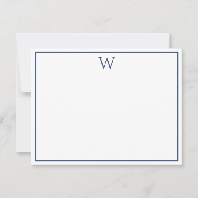 Simple Personalized Note Cards  (Front)
