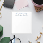 Simple Personalized Notepads for Families<br><div class="desc">My Simple Personalized Notepads for Families make great for gifts for friends,  family and even yourself. Personalize with your names for a unique gift.</div>