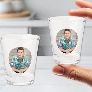 Simple Personalized Photo Shot Glass